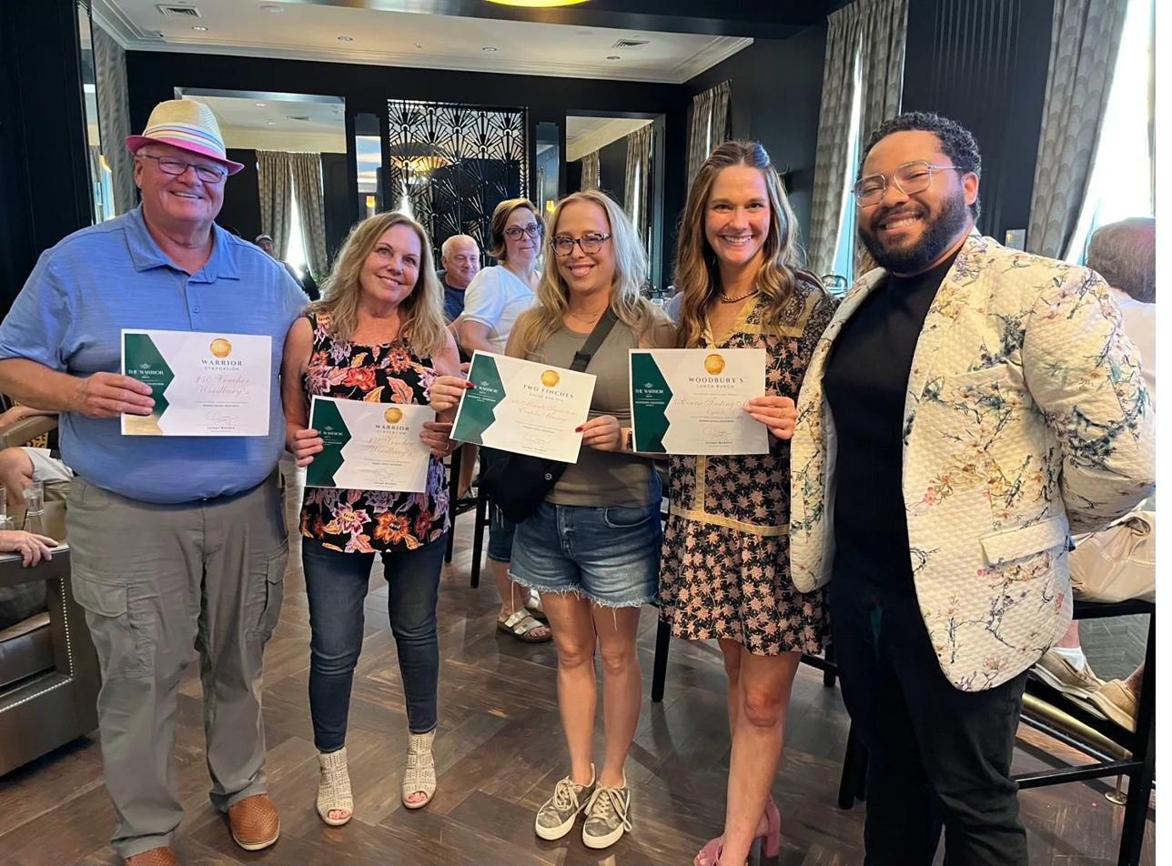 Rooftop ribbon cutting